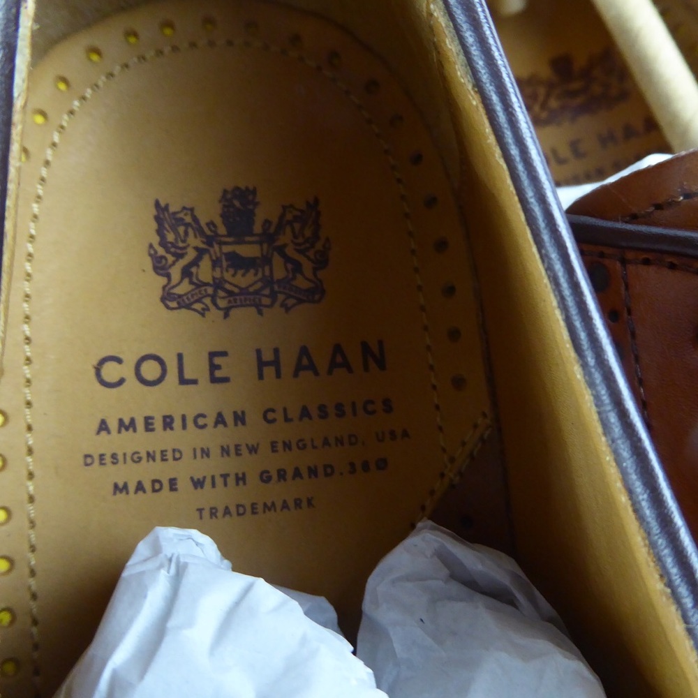 Cole Haan Cap Toe Leather Oxford Dress Shoes NIB - Picture 9 of 14